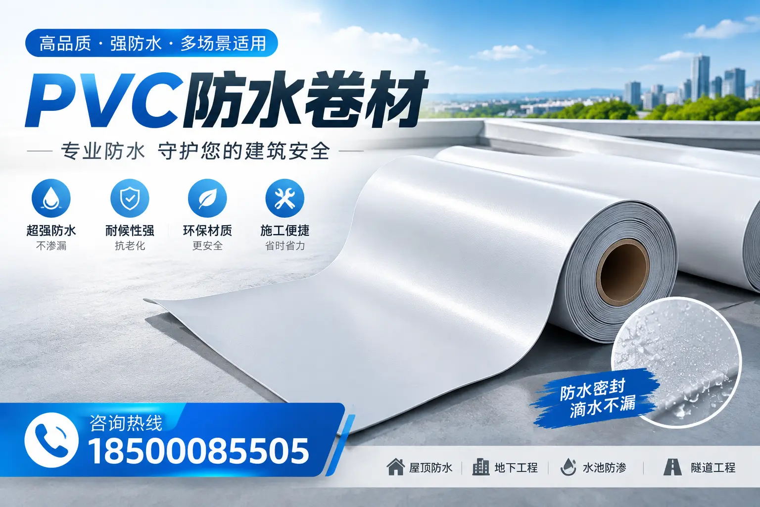 PVC防水卷材的市场竞争分析，潮州品牌选择参考