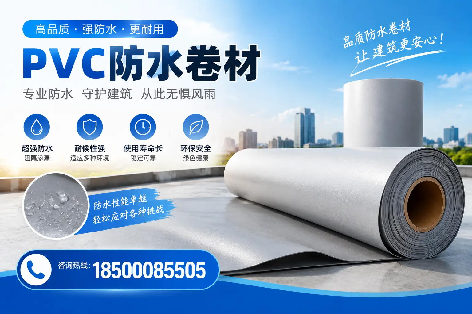 如何选择高质量的PVC防水卷材？潮州消费者必看指南